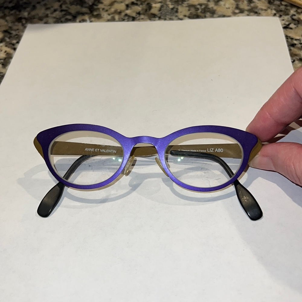 Anne Et Valentin Titanium Frames made in France Liz A 80